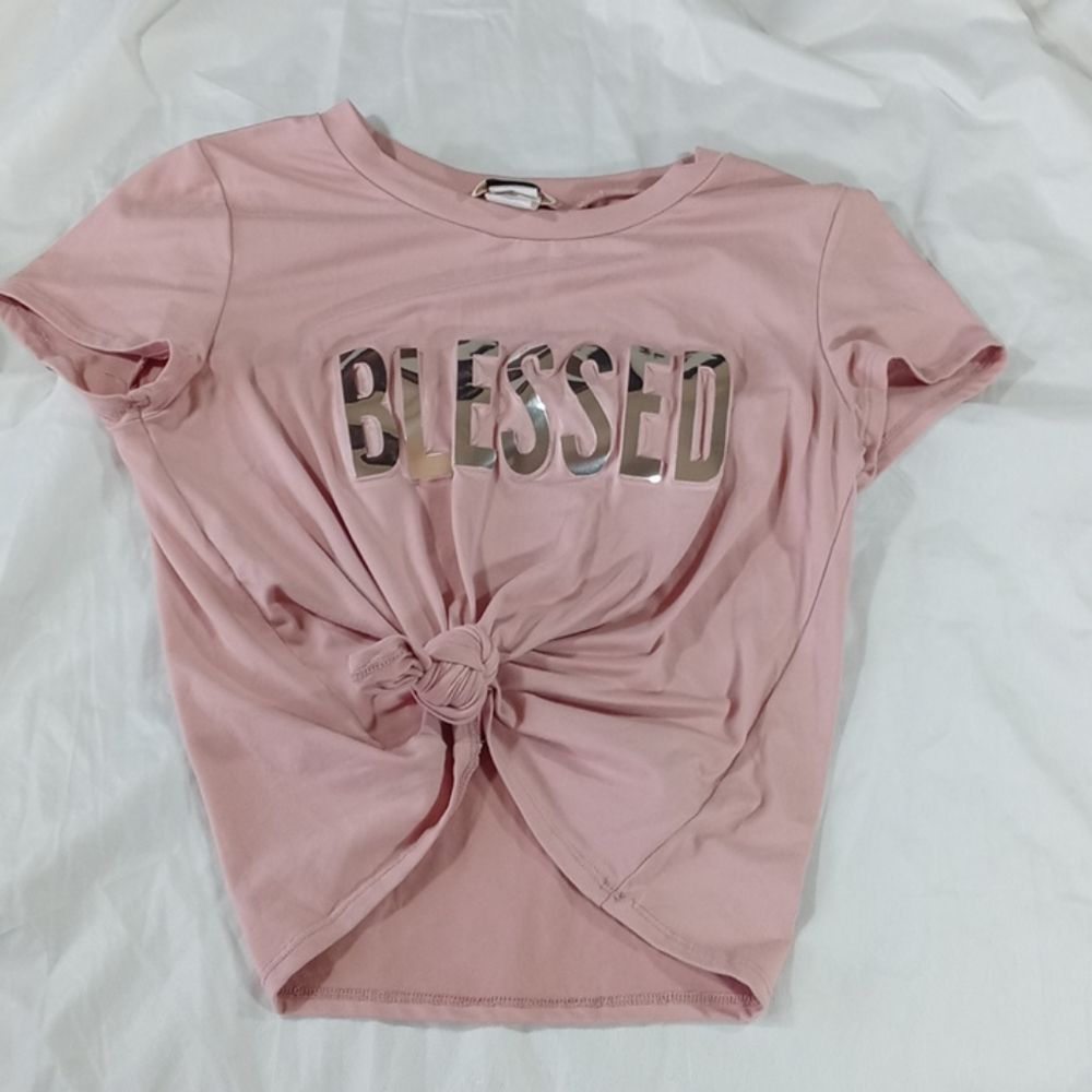 Beware Gold BLESSED Short Sleeve Shirt